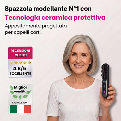 Spazzola Norzal per capelli corti