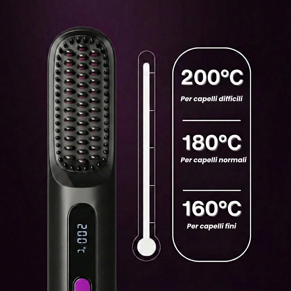Spazzola Norzal per capelli corti